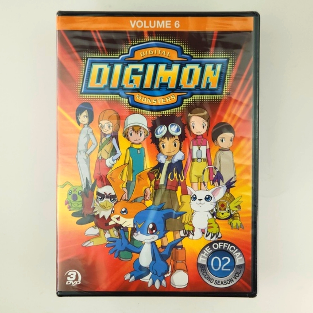 Digimon Digital Monsters The Official Second Season Volume 6 DVD 3 disc 2014